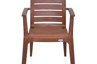 Nilkamal Set Of 2 Chr2135 Plastic Chair, Mango Wood