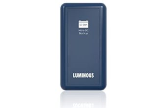 Luminous 1202|Mini Ups|Dual-Band Router Ups|Reliable Power Backup During Power Cut For Wifi Router,Intercom,Set-Top Box,Alexa,And Mini Camera|Upto 4Hrs Backup|Portable Ups |Backup & Protection,Blue