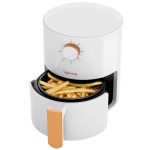 Lifelong Air Fryer For Home – 800W Small Airfryer Machine To Fry, Bake & Roast With Timer Control – Oil Free Fryer Machine – Electric With 360 Hot Air Circulation Technology (Llhf25)2.5 Liter, White