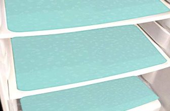 Kuber Industries 3 Piece Self Lining Design Pvc Fridge Mat Set – 18″X12″, Green