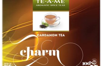 Te-A-Me Cardamom Tea Bags 100 Pieces | Strong Assam Black Tea With Cardamom Elaichi Tea Bags | Cardamom Spice Tea | 100% Natural Ingredients Cardamom Chai Tea