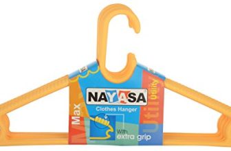 Nayasa Set Of 6 Hangers, Yellow
