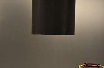 Tu Casa Hg-31 Blk Cylendrical Fabric Pendent Light Poly Cotton Holder Type E-27 Size 12X9X32-(Bulb Not Included)(Corded Electric)