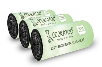 Cockatoo Cmp01 Oxo-Biodegradable Garbage Bags Medium|Your Ultimate Companion For Campaigning And Traveling|For Keeping Your Adventures Clean And Green,30 Bags/Rollx3,(18.5 X 20.5 Inch)