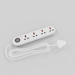 Crompton Powerbox Alpha Lite 4 Socket Extension Boards(White, 2 M)