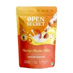Open Secret Thandai, Milk Beverage| Kesar Badam Thandai Powder Mix(225G)| Holi Gift Hamper| Mixer Of Elachi Almonds Coco And Jaggery, No Added Preservatives| Instant Refreshing Drink