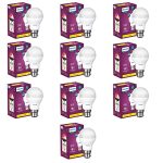 Philips Base B22 9-Watt Led Bulb (Warm White/Golden Yellow) – Pack Of 10