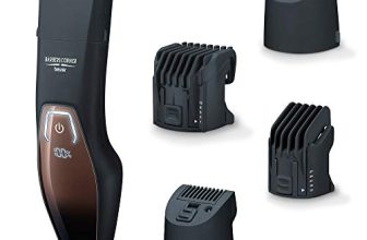 Beurer Hr 4000 Cordless Beard Trimmer / Styler Splash-Proof , Battery Powered , Led Display With 3 Years Warranty