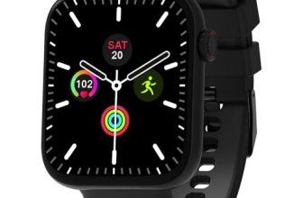 Maxima Typhoon Smart Watch 1.9″ Ultra Hd Display,600 Nits, Bluetooth Calling, Ai Voice Assistant, Advanced Chipset,100+ Sports Mode, Ai Health Monitoring, Metallic Design (Black)