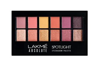 Lakmé Absolute Spotlight Eye Shadow Palette, Sundowner, 12 G