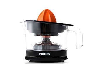 Philips Citrus Press Juicer Hr2788/00, Black & Transparent, Medium