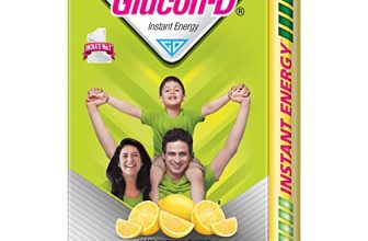Glucon-D Nimbu Pani Glucose Powder (450G, Refill)| For Tasty & Healthy Tangy Flavoured Glucose Drink| Provides Instant Energy| Vitamin C Supports Immunity| Contains Calcium For Bone Health