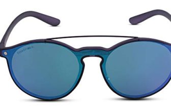 Fastrack Men’S 100% Uv Protected Green Lens Round Sunglasses