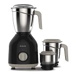 Philips Hl7756/01 Mixer Grinder 750 Watt, 3 Stainless Steel Multipurpose Jars With 3 Speed Control And Pulse Function (Black)