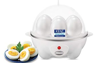 Kent 16053 Egg Boiler-W 360W | Stainless Steel Heating Plate | 3 Boiling Modes – Hard, Medium, Soft Eggs| Boils Upto 7 Eggs At A Time