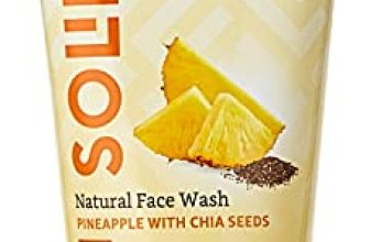 Amazon Brand – Solimo Pineapple Face Wash With Chia Seed, 150Ml