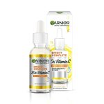 Garnier Skin Naturals, Bright Complete 30X Vitamin C Booster Face Serum, Increases Skin’S Glow Instantly And Reduces Spots Overtime, With 2% Niacinamide + 0.5% Salicylic Acid, For Men & Women, 30 Ml
