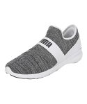 Puma Mens Pacer Slip On V2, White-Nimbus Cloud-Black, Sneaker – 10Uk (38879003)