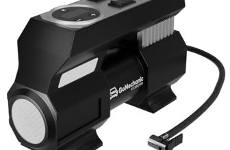 Gomechanic Digital Tyre Inflator For Car – 150 Psi, 12V Dc Portable Air Pump/Compressor With Digital Tyre Pressure Gauge, Suitable For Bikes, Bicycles Or Any Inflatable With Led Light (Gusto T4)