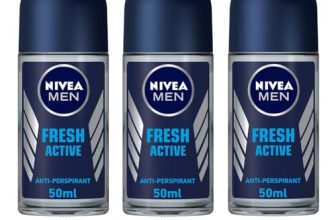Nivea Fresh Active Deodorant Roll On For Men, 50Ml, (Pack Of 3)
