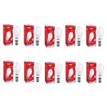 Eveready 9W Led Light Bulb | Cool Day Light (6500K) | Pack Of 10 | Energy Efficient| 4Kv Surge Protection |100 Lumens Per Watt B22D