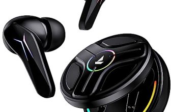 Boat Immortal 141 Tws Gaming In Ear Earbuds With Enx Tech,Up To 40 Hrs Playtime,Signature Sound,Beast Mode,Ipx4 Resistance,Iwp Tech,Rbg Lights,&Usb Type-C Port(Black Sabre)