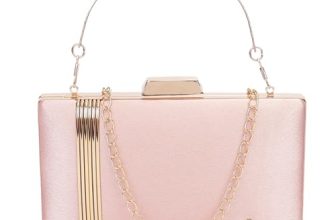 Lavie Women’S Gold Strap Handle Frame Clutch | Ladies Purse Handbag