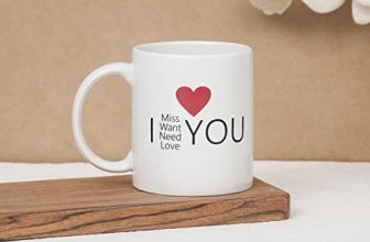 Clay Craft Cc Mm1 Swiss Rez12 Microwave Safe Coffee Mug For Couples Wife Husband 300Ml, Miss You