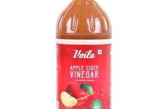 Voila Apple Cider Vinegar With Mother 500 Ml | For Weight Loss | Potassium Rich | Raw, Unfiltered & Unpasteurized | 100% Natural