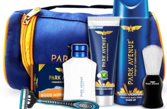 Park Avenue Good Morning Grooming Collection 7 In-1 Combo Grooming Kit For Men | Gift Set For Men | Shaving Kit For Men | Shaving Foam | After Shave | Gift Hamper For Men, Husband, Boyfriend | Free Travel Pouch Inside
