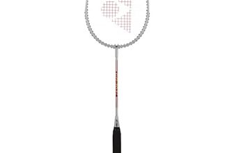 Yonex Gr 303I Aluminium Strung Badminton Racket With Full Racket Cover (Silver) | For Beginners | 83 Grams | High Durability