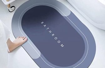 Perpetual Anti Slip Mat For Batroom Floor -Water Absorbent Non Slip Door Mats, Floor Mat, Quick Dry Dirt Barrier For Home, Office, Kitchen (40Cmx60Cm) Multicolor