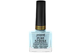 Jaquline Usa Pure Stroke Nail Enamel 10Ml: Angelic| Chip Resistant | Luminous Finish | Breathable | Vegan Friendly | Flawless Application | Quick-Drying | Non-Toxic | Ethanol-Free