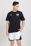Adidas Printed Men Crew Neck Black T-Shirt