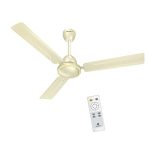 Havells 1200Mm Glaze Bldc Motor Ceiling Fan | Remote Controlled, High Air Delivery Fan | 5 Star Rated, Upto 60% Energy Saving, 2 Year Warranty | (Pack Of 1, Bianco)