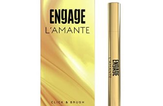 Engage L’Amante Click & Brush Perfume Pen For Women, Eau De Parfum, Skin Friendly Perfume For Women