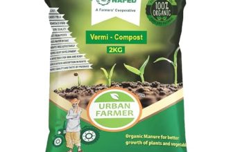 Urban Farmer™ -Vermicompost For Plants, 100% Organic & Nutrient Enrich Manure | Fertilizer For Indoor And Outdoor Plants, Home Gardening | Soil Mix For Pot Plants | Composter (Vermicompost, 2 Kg)