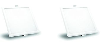 Syska Ssk-Rdl-S 8-Watt Led Slim Recessed Panel Light (Pack Of 2, Cool White, Square)