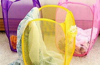 Perpetual Laundry Basket | Laundry Bag | Laundry Bags For Clothes | Laundry Basket For Clothes | Clothes Basket 30 Liter(Nylon, Multicolour)