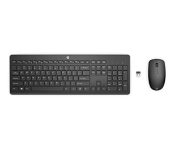 (Refurbished) Hp 230 Usb Wireless Keyboard And Mouse Set 1600 Dpi (18H24Aa), Black