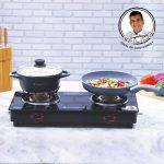 Wonderchef Ruby Plus Glass Manual Gas Stove(2 Burners)