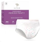 Azah Period Panties For Women Leak Proof (Pack Of 6) 500Ml Absorbent Disposable Panties After Delivery And Night Period Panties With 360° Leak-Proof Technology | M-L