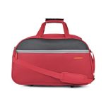 Aristocrat Enigma 52 Cm Polyester Softsided Cabin Size 2 Wheels Duffle Bag – Red