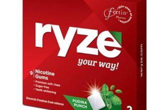 Ryze Nicotine Gum 2Mg | Pudina Punch | Soft Chew, Easy On Throat, Sugar Free | Quitting Smoking & Chewing | Smoking Cessation | 45 Gums (9 Gums Each Pack) | Combo Pack Of 5