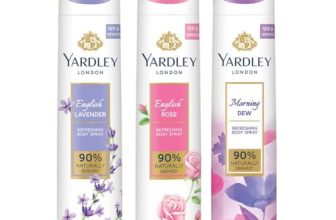Yardley London Daily Use Deodorant Body Sprays For Women| English Lavender, English Rose, & Morning Dew Deodorant Assorted Pack| 90% Naturally Derived| 150Ml Each