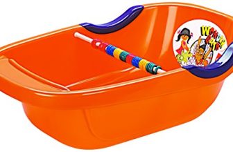 Cello Portable Plastic Baby Bath Tub, Orange