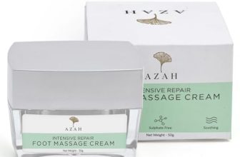 Azah Foot Massage Cream For Cracked, Rough & Dry Feet | Foot Massage Cream With Benefits Of Neem, Aloe Vera & Haldi | For Heel Repair | Relieves From Swollen Ankles & Heel | Moisturizes Feet | 50Gm