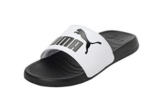 Puma Unisex-Adult Popcat 20 Res Black-White Slide – 9Uk (39126208)