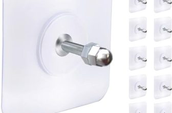 Misamo Enterprise Hooks For Wall Without Drilling Waterproof Hooks For Bathroom Shower Kitchen Keys Door Outdoor Home Improvement Utility Hook (Pack Of 10, Nail Hook)
