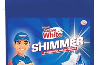 Active White – Shimmer Toilet Cleaner, 5L Mega Pack